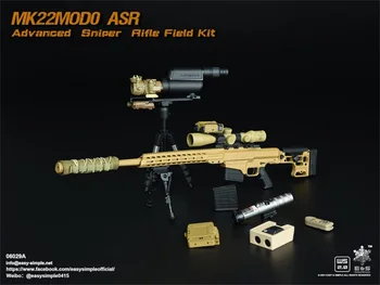  1/6-LENGVA ir PAPRASTI ES 06029 MK22Mod0 ASR Advanced Šautuvas Srityje Rinkinys Suknelė Tiktų Krepšiai Modelis Tiktų 12inch Veiksmų Lėlės