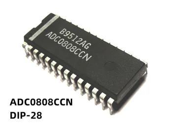  10VNT/DAUG ADC0808CCN in-line, KRITIMO-28 8-bitų analoginio-skaitmeninio keitiklio mikroschema IC plataus korpuso Originalus Naujas Sandėlyje