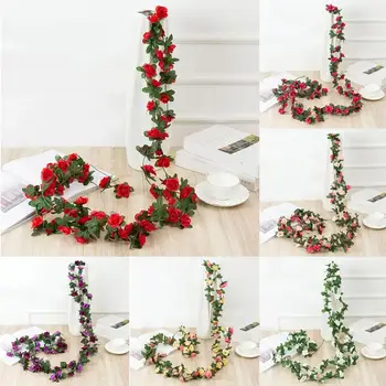  130MM Gėlių Vynuogių Miniatiūriniai Modeliavimas Dekoratyvinė PVC Augalai Dirbtiniai Lėlių Vynuogių Scena Sodo Gėlių Ornamentais Z9N7