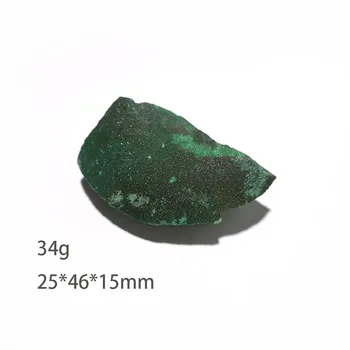  34g C5-3H Aukštos Kokybės Natūralus Aksomo Malachito Mineralinių Kristalų Mėginių Papuošalai Iš Kongo