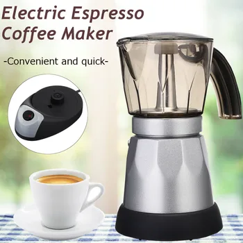  400W Espresso italijos Mocha Maker Kavos Filtrus Elektra Moka Puodą Nešiojamieji Elektriniai Biuro Kavos virimo aparatas 220V ES Plug