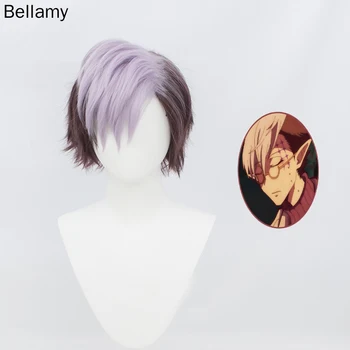  Anime Tualetas-Privalo Hanako-kun Žemės narve Cosplay hairwear Levandų Ruda Gradientas Cosplay Perukas +Perukas Bžūp