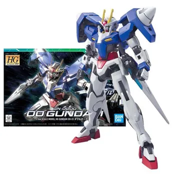  Bandai Originalus Gundam Modelio Rinkinio Anime Pav HG 1/144 GN-0000 00 Surinkimo Gunpla Anime Veiksmų Skaičius, Žaislai Nemokamas Pristatymas