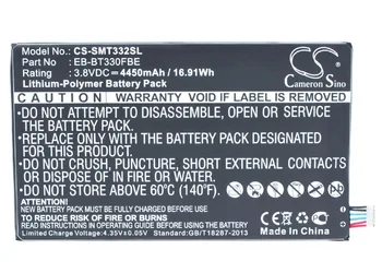  CameronSino SAMSUNG Galaxy Tab4 8.0 3G SM-T330 SM-T331 SM-T335 EB-BT330FBE baterija