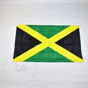  Jamaika 90*150cm vėliavos Banner Kabo valstybinė vėliava Jamaika už susitikti,Paradas,šalis.Kabo,apdaila