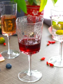  Japonijos vyno taurė Spalvinga stiklo Goblet Kūrybos Aštuoniakampis taurės šampano stiklo namų geriamieji Bar Hotel vestuvių taures