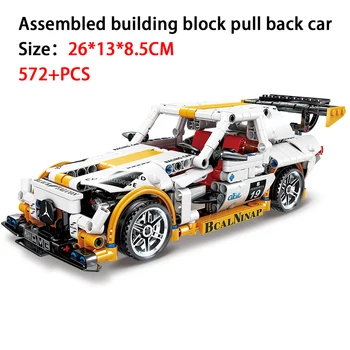  KAZI KY 1016 Plytų Formulės Lenktyninį Automobilį Blokai Atgal Jėgos Funkcija Pastatas, Mūrinis Vaikams mokomieji Žaislai, 1:15 Automobilių ABS Žaislas