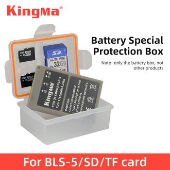  KingMa BLS-5 Baterija Plastikinis Laikiklis Laikymo Dėžutė 