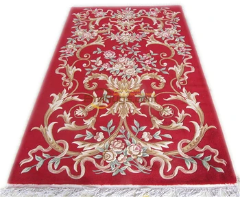  kinijos aubusson carpetschinese vilnos kilimai gėlių kilimas savonery padarė CamelColoured Su didelis kilimas kambarį