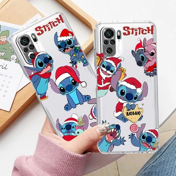  Linksmų Kalėdų dygsnio Disney Telefoną Atveju Xiaomi Redmi Pastaba 11E 11S 11 11T 10 10 9 9T 9S 8 8T Pro Plus 5G Skaidrus