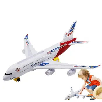  Lėktuvo Žaislai Vaikams LED Mirksi Žiburiai A380 Lėktuvo Žaislai Vaikams baterijomis, Vaikams Berniukų, Mergaičių Bamblys Kelionės 3-12