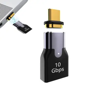  Magnetinio USB C Adapteris Pusėje Lenkimo Magnetinio USB C Įkrovimo Adapteris USB Tipas C, Žaidimų Pultus, Nešiojamieji kompiuteriai, Tabletės, Ir Smartphonach