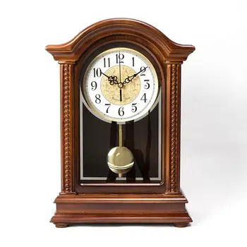  Prabangių Medžio Stalo Laikrodis Derliaus Kūrybos Didelis Švytuoklės Laikrodžiai Retro Stalinis Laikrodis Silent Kambarį Stalo Dekoravimo, Dovanų Idėjos