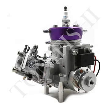  TJ nendrių inline variklis, 27cc profesinės kuro konkurencijos mašina, vieno cilindro, vandeniu aušinamas, dvitaktis, 20500 rpm
