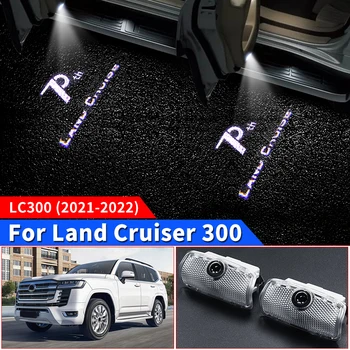 Toyota Land Cruiser 300 Lc300 2021 2022 70-Osioms Logotipas Projekcija Lempos Automobilių Durų Apdailos Pedalo Šviesos Priedai