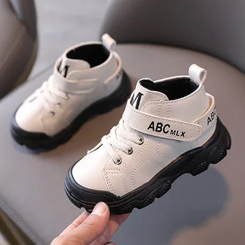  vaikų batai Martin batai Kokybės odos 2021 naujų rudens vaikų batai berniukų batai vaikams, kūdikių bateliai
