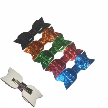  10 vnt. / daug , 9 cm china bow su clip drabužių, plaukų, galvos apdangalai, plaukų aksesuarų, 16 spalvų