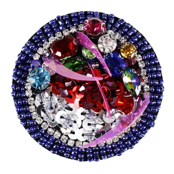  10piece Karoliukai Diamond China Apvalios Dėmės Kristalų, Cirkonio Aplikacijos Ženklelį už Drabužius, Batus, Sagės Dekoruoti Siuvimo TH839