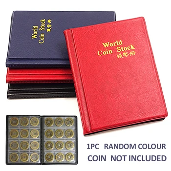  120 Kišenės Monetas Albumus Penny Kolekcijos Savininkas Patvarus Monetų Surinkimo Saugojimo Krepšys Katalogai Tinka Žetonų Medalionai Ženkliukai