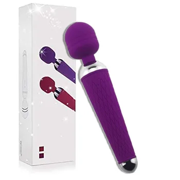  20 Greičio Massager Vibratoriai Moterims USB Įkrovimo Magic Wand Sekso Žaislai Moterims Klitoris Skatinti Suaugusiųjų Produktus