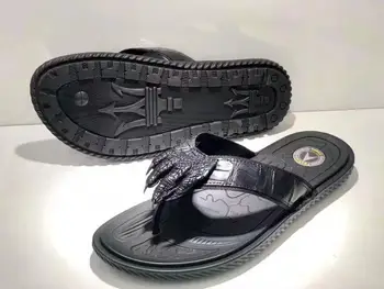  2019 Originali nekilnojamojo crocodil pilvo odos matt vyrai sneaker cool vasaros mados laisvalaikio butas dienos batų 100% realių krokodilo odos