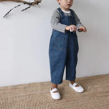  2020 naują pavasario korėjos versija vyriškos ir moteriškos lyties kūdikis Han Ventiliatorius gražus asmenybės kišenėje laukinių atsitiktinis diržas, džinsai