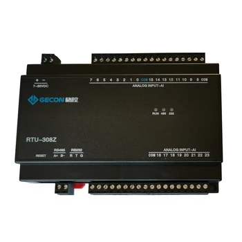  24-channel AI analoginiai 0-20 ma 0-10VADC įsigijimo Modbus IO modulio, Modbus RTU protokolą, suderinama su +485+232