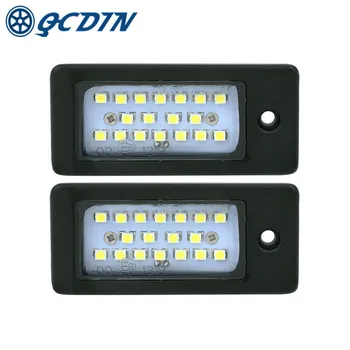 2VNT LED Skaičius Licenciją Plokštelės Šviesos Žibintai AUDI A3 S3, A4, S4, RS4 A5 A6 A8 S8 Q7 Automobilių Eksterjero Apšvietimo Reikmenys Žibintai