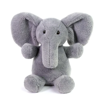  30cm Mažai dramblys pliušinis žaislas, lėlė pilka mažai dramblys lėlės gražių vaikų veikla dovana lėlės ornamentu
