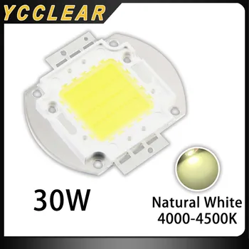  30W Šviesos Karoliukai, Natūralus Baltas 4000-5500K 30-34V 900mA 30mil 45mil High Power LED Chip 