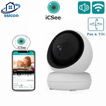  3MP Kamera, WIFI ICSee Smart Home Dviem Būdais Garso Apsaugą vidaus Patalpų Belaidės VAIZDO stebėjimo Kamera, Naktinio Matymo