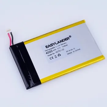  4070110 3.7 V 4000mAh li-Polymer Battery GPS, 