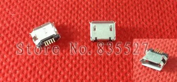  600PCS/Daug mikro 5P mini USB lizdas/jungtis/lizdas,5SB tipo ,5.9 MM,su fiksuota kojos,Ilga adata,adata ilgai 0,75 MM*100