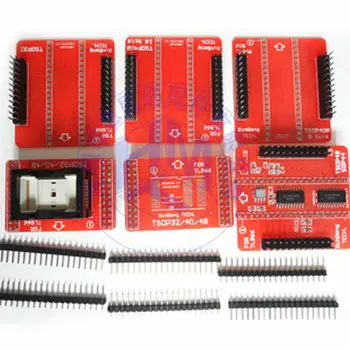  6PCS TSOP32,TSOP40,TSOP48 Adapteriai ZIF lizdo valdybos TL866CS,TL866A Lizdai USB Bios Programuotojas