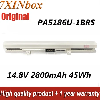  7XINbox PA5186U-1BRS 14.8 V 2800mAh Originalus Laptopo Baterija Toshiba Satellite C 55 C55D C55T L55 L55T L50-B L55-B5267 Serija