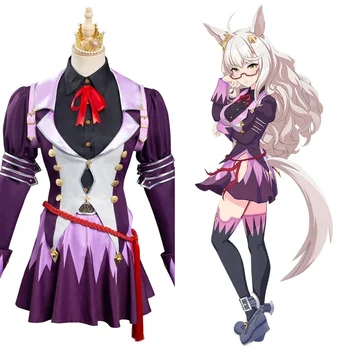  Anime Umamusume Gana Derby Cosplay Biwa Hayahide Dress Kostiumai Helovyno Karnavalas Užsakymą Padaryti