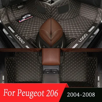  Automobilių Kilimų, Odos, Kilimų Brūkšnys Floorliners Auto Reikmenys, Automobilių Grindų Kilimėliai Peugeot 206 2004 M. 2005 M. 2006 M. 2007 M. 2008 M.