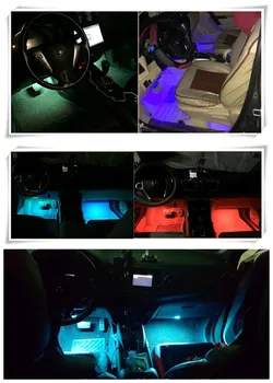  Automobilių Stiliaus interjeras, LED Neon Light apdailos Įklija, Renault Avantime Captur Kaptur Clio 3 4 Espace 4 5 Kangoo Platumos