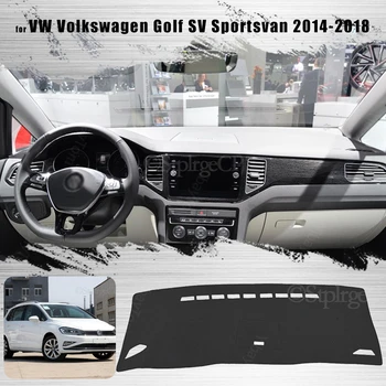  Brūkšnys Kilimėlis Dashmat VW Volkswagen Golf SV Sportsvan 14-18 neslystantis prietaisų Skydelio Kilimėlis Padengti Trinkelėmis skėtį nuo saulės Dashmat Kilimų Priedai