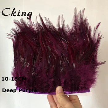  Cking 10M deep purple 10-15 CM Vištienos Gaidys Plunksnos Apdailos Medžiaga šalinės juostos Gaidžio Uodegos Plunksnų Apdailos Drabužių Vestuvių Dekoravimas