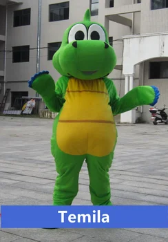  Cosplay Animacinį personažą Žalias Dinozauras Dragon Talismanas Kostiumas Reklamos Helovinas Fancy Dress Kostiumai Šalies Gyvūnų karnavalas