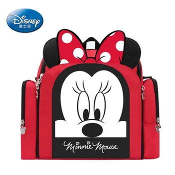  Disney Mickey Minnie Vystyklų Krepšys Mielas Kuprinė Mama Maišo Gegužinė Nešiojamų Išmatose Kuprinė Daugiafunkcinis Didelės Talpos, Rankinės