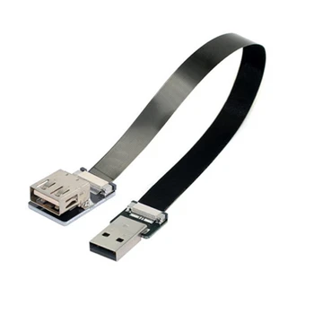  FPV 10Cm Stebėti Standartinis USB 2.0 Vyrų ir Moterų FPV Super Minkštas Ultra Plonas Butas FPV Įkrovos Juostelės Kabelis