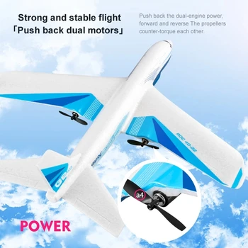  G2 Drone Sklandytuvas Profesional 3 Kanalų Nuotolinio Valdymo Orlaiviai Ranka Mesti Plokštumos Putų Elektros Rudenį Atsparus Lauko Lėktuvas