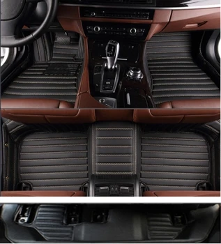  Geriausia kokybė! Custom specialių grindų kilimėliai Mercedes Benz V220d 7 sėdimos vietos 2019-2015 patvarus kilimai V220d 2018,Nemokamas pristatymas