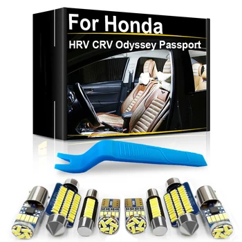  Honda Odyssey Paso Pilotas HRV CRV MK1 MK2 MK3 MK4 Elementas, 2007 M. 2009 M. 2000 M. 2011 m. 2014 m. 2015 M Canbus Automobilio Salono Šviesos diodų (LED)