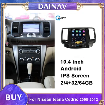  Jutiklinio Ekrano Automobilio Multimedijos Vaizdo Grotuvas Stereo Nissan teana Cedric 2008-2012 Automobilių Radijo DVD GPS navigacijos