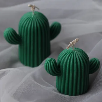 Kaktusas Silikono Formos Aromatizuoti Žvakės Pelėsių Pyragas Apdaila 