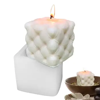  Kubo Formos Už Muilą, Sofos Stendo Žvakė Pelėsių Geometrinis Aikštėje Silikono Formos Kepimui Liejimo Formų Skirti 