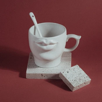  Kūrybos Asmeninį 3D Nagų Keraminės Kavos Puodelis Baltos spalvos Rankų darbo Porceliano Arbatos Puodelio Pieno Drinkware Ypatingą Dovaną Mamai Vyrai Moterys